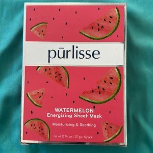 Pūrlisse Watermelon Energizing Sheet Masks (Lot of 6)